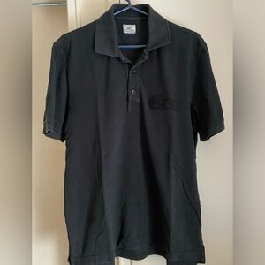 Lacoste Regular Fit Vintage washed Polo Shirt w/ oversized crocodile logo